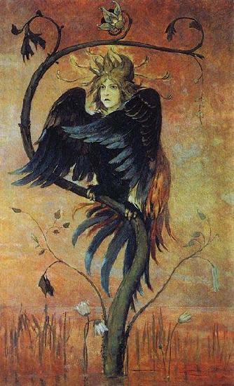 Viktor Vasnetsov Gamayun, The prophetic bird, Spain oil painting art